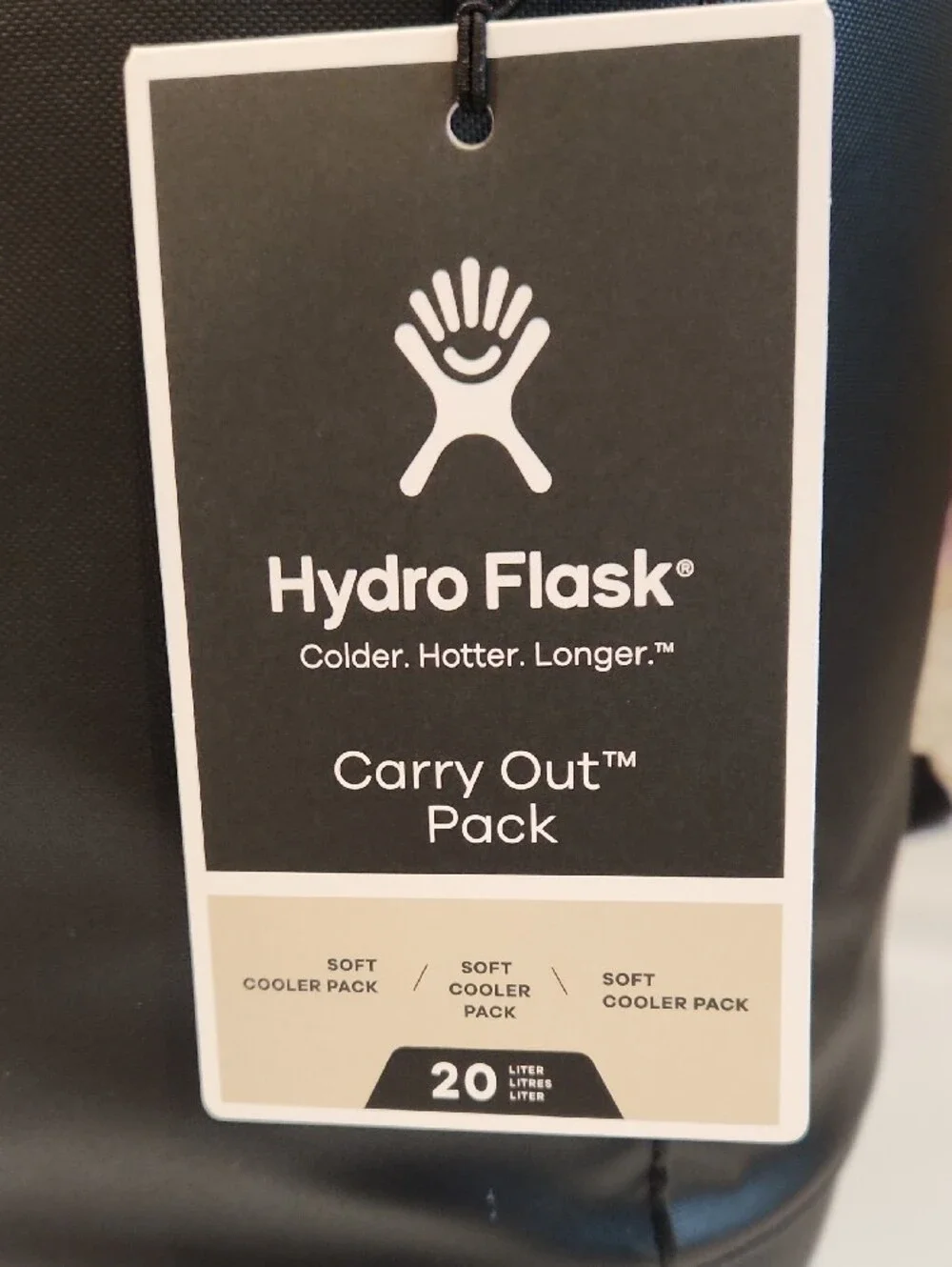 Hydro Flask Black Green Bay Packers Carry-Out Pack Backpack Cooler